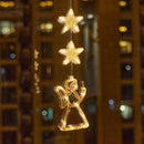 🎄 50% dto. Luces de ventana navideñas con ventosa – 11 diseños festivos, luz blanca cálida o multicolor, a pilas y sin cables. ¡Decora sin taladrar ni cinta adhesiva! ✨🪟