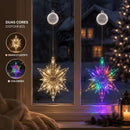 🎄 50% dto. Luces de ventana navideñas con ventosa – 11 diseños festivos, luz blanca cálida o multicolor, a pilas y sin cables. ¡Decora sin taladrar ni cinta adhesiva! ✨🪟