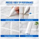 🧱 50% dto. Rotulador blanco reparador de lechada para azulejos – punta de precisión, secado rápido y resistente al agua. ¡Renueva juntas manchadas del baño y la cocina en minutos! ✨🖌️