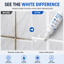 🧱 50% dto. Rotulador blanco reparador de lechada para azulejos – punta de precisión, secado rápido y resistente al agua. ¡Renueva juntas manchadas del baño y la cocina en minutos! ✨🖌️