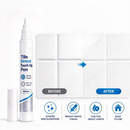 🧱 50% dto. Rotulador blanco reparador de lechada para azulejos – punta de precisión, secado rápido y resistente al agua. ¡Renueva juntas manchadas del baño y la cocina en minutos! ✨🖌️