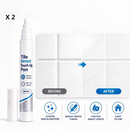🧱 50% dto. Rotulador blanco reparador de lechada para azulejos – punta de precisión, secado rápido y resistente al agua. ¡Renueva juntas manchadas del baño y la cocina en minutos! ✨🖌️