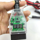 🔋 50% dto. Conector OBD II salvamemorias – suministro ininterrumpido, pantalla de voltaje y protección contra polaridad inversa. ¡Cambia la batería sin perder configuraciones! ✨🛡️