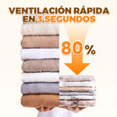 🧳 50% dto. Set de 5 bolsas de compresión reutilizables sin bomba – doble sellado, diseño transparente y enrollado fácil. ¡Ahorra espacio en armarios y maletas! ✨👁️