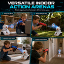 🔫 50% dto. Set de batalla láser para niños – indicadores LED, sonido envolvente, modo entrenamiento de puntería y batallas por equipos. ¡Diversión activa sin pantallas! ✨🎯