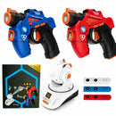 🔫 50% dto. Set de batalla láser para niños – indicadores LED, sonido envolvente, modo entrenamiento de puntería y batallas por equipos. ¡Diversión activa sin pantallas! ✨🎯