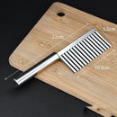 🥔 50% dto. Cuchillo cortador ondulado de acero inoxidable – crea cortes en zigzag en patatas, verduras y frutas. ¡Mango ergonómico antideslizante y fácil de limpiar! ✨🔪