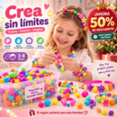 💍 50% dto. Set de cuentas snap-pop para niños – crea collares, pulseras y anillos con cientos de combinaciones. ¡Desarrolla creatividad y coordinación! ✨🎁